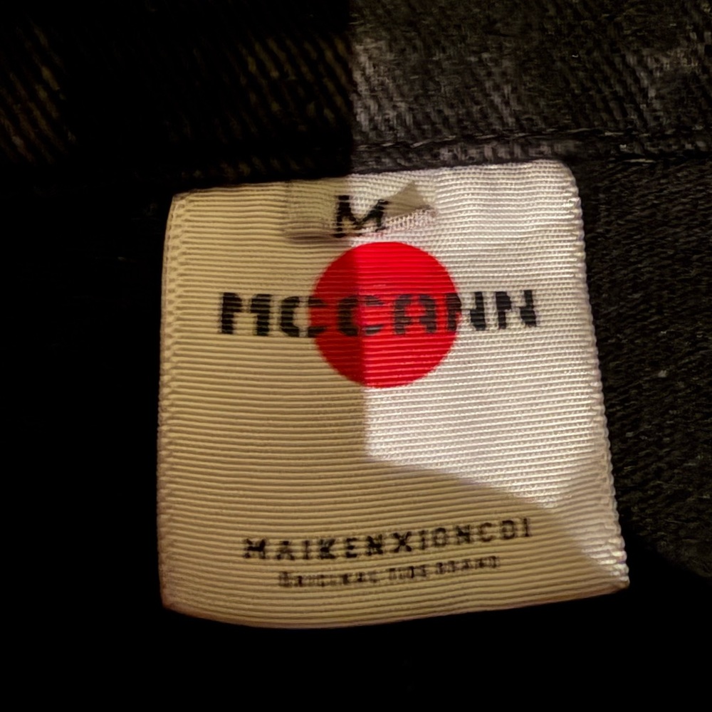 McCann Black Jeans with White‎ Lightning Design Size Medium 28 Waist NWOT - Picture 6 of 6